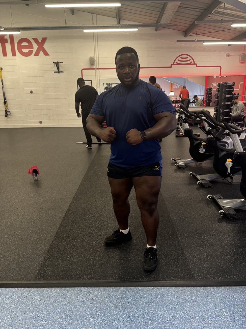 Coach C in a gym