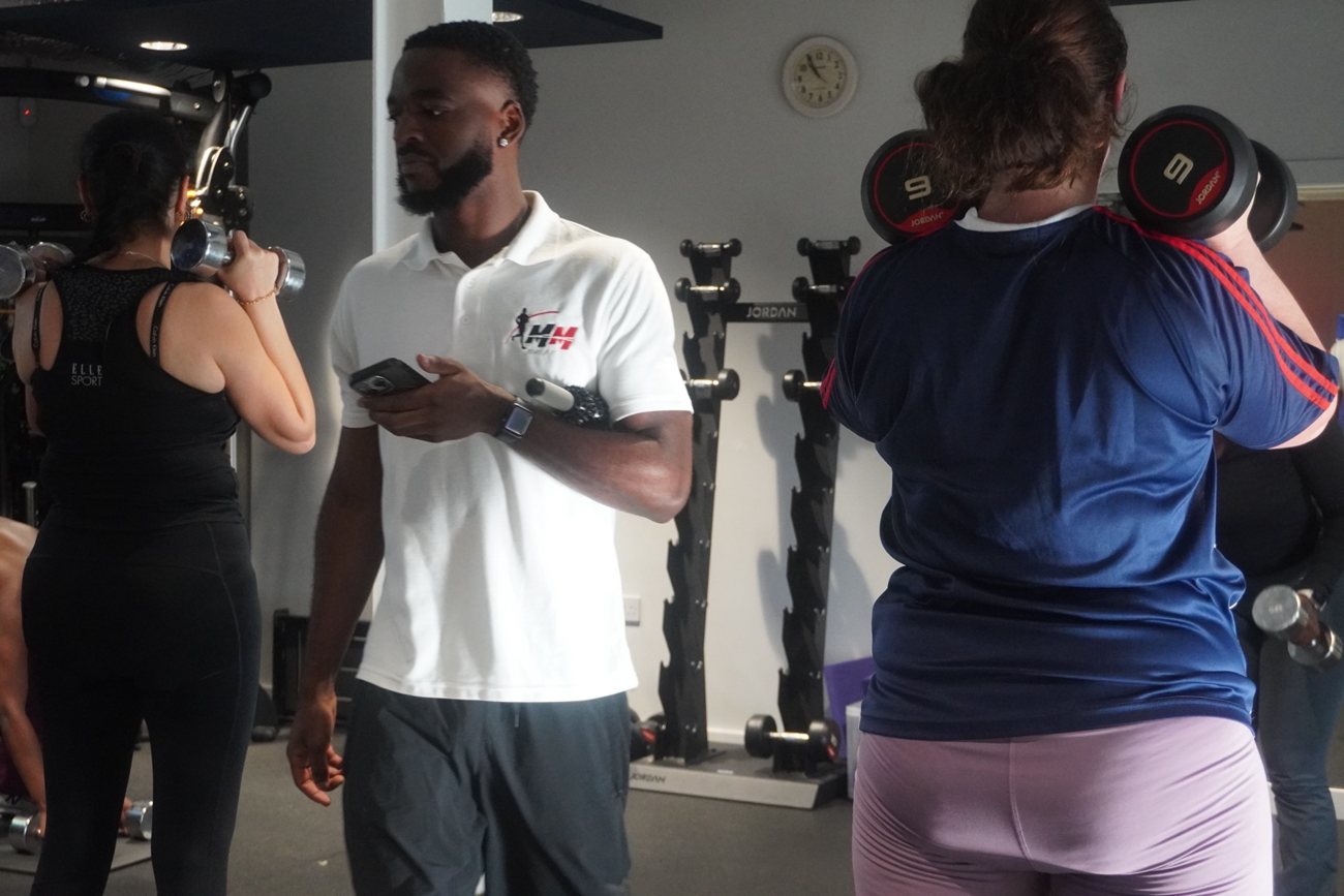 Mitch, founder of NDO Collective, overseeing a training session