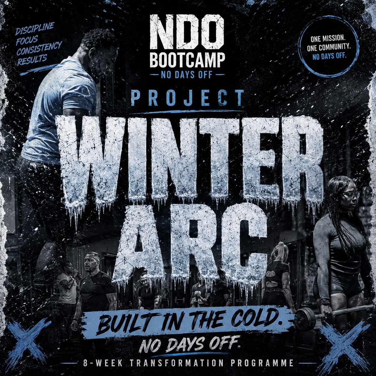 Project Winter Arc eight-week programme poster